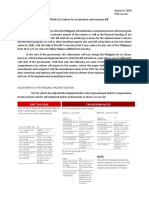 1997 Tax Code Tax Reform Rates: Adjustments in The Personal Income Taxation