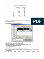 Konfigurasi Static Route Menggunakan Cisco Packet Tracer