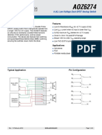 General Description Features: 0.3 Low-Voltage Dual-DPDT Analog Switch