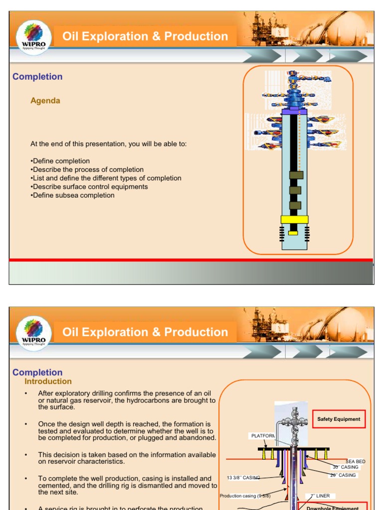 Basics of Well Completion-EP | PDF | Casing (Borehole) | Energy Technology