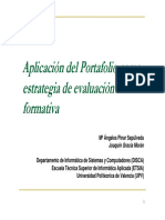 Aplicacion Del Portfolio Como Estrategia de Evaluación Formativa