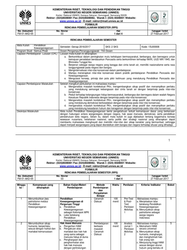 Soal Uts Pendidikan Kewarganegaraan Perguruan Tinggi