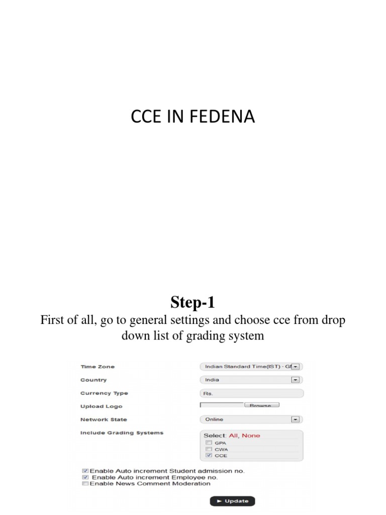 Fedena Cce Pdf Download Free Pdf Test Assessment Educational