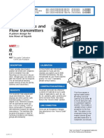 Flow Meters, Flow Switches and Flow Transmitters: A Piston Design For Low Flows of Liquids