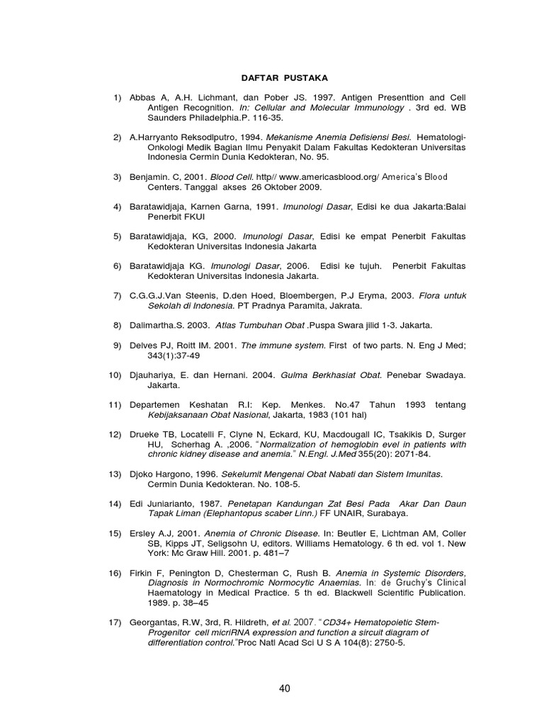 Efek Ekstrak Daun Tapak Liman Terhadap Hematopoiesis Pada Mencit Betina ...