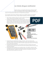 Cara Mengukur Dioda Dengan Multimeter Digital Alternator