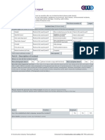 GA19 Accident/incident Report: Part A - Description of Incident