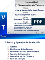 Tuberías y Aparejos de Produccion