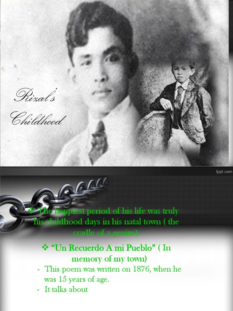 Rizal's Childhood | PDF | Languages