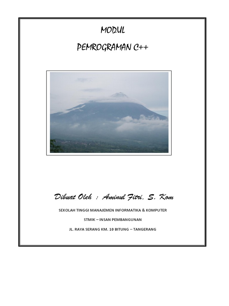 Modul Pemrograman C++ Dasar | PDF