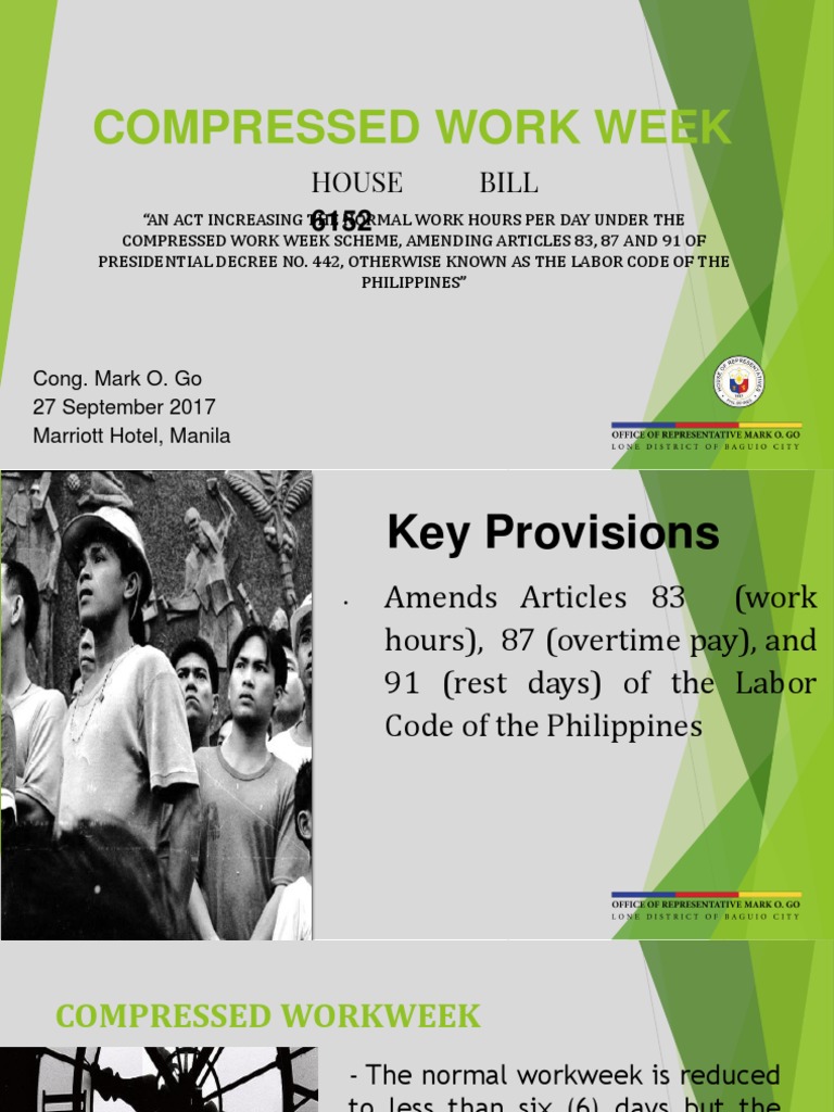 Compressed Work Week 92717 PDF Working Time Workweek And Weekend