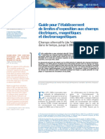 Guide Pour L'établissement de Limites D'exposition Aux Champs Électriques, Magnétiques Et Électromagnétiques PDF