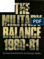 The Military Balance 1980-81 PDF