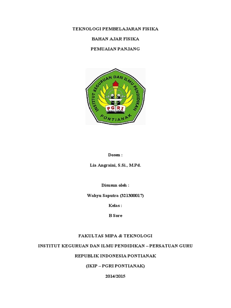 Pemuaian Panjang dalam Fisika | PDF | Metode & Bahan Ajar | Sains ...