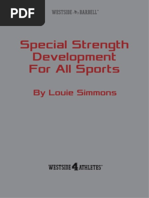 Special Strength Development for All Sports Louie Simmons