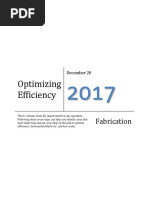 Optimizing Efficiency: Fabrication