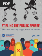 Stifling the Public Sphere Media Civil Society Egypt Russia Vietnam Full Report Forum NED