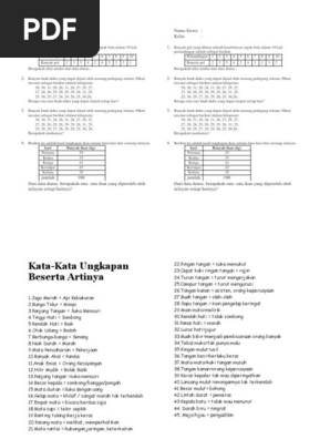 Soal Tema 9 Kelas 5
