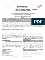 New RP-HPLC method for eflornithine analysis