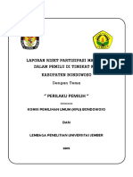 Perilaku Pemilih (KPU Kabupaten Bondowoso) PDF