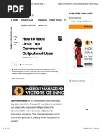 How To Read Linux Top Command Output and Uses: Your Email Address Subscribe!