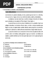 Lengua Evaluación T 4