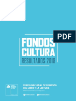 Resultados Fondart Libros 2018