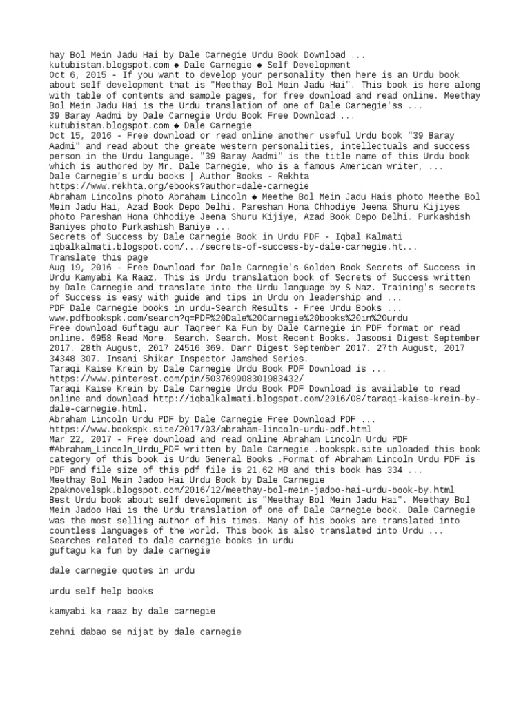 Kamyabi Ka Raaz Book In Urdu