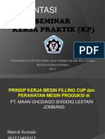 Seminar Kerja Praktik (KP)