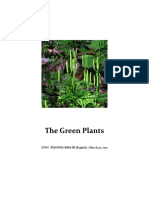 The Green Plants: Lyn C. Pelonio - Bsed-Iii (English) - March 30, 2017