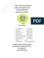 Laporan Tetap Titirasi Redoks (Penentuan Besi)