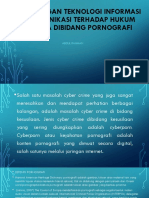 TEKNOLOGI INFORMASI DAN HUKUM PORNOGRAFI