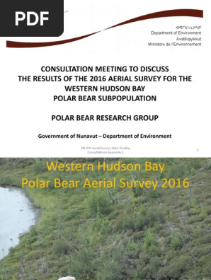 GN Western Hudson Bay polar bear TAH Presentation 2017