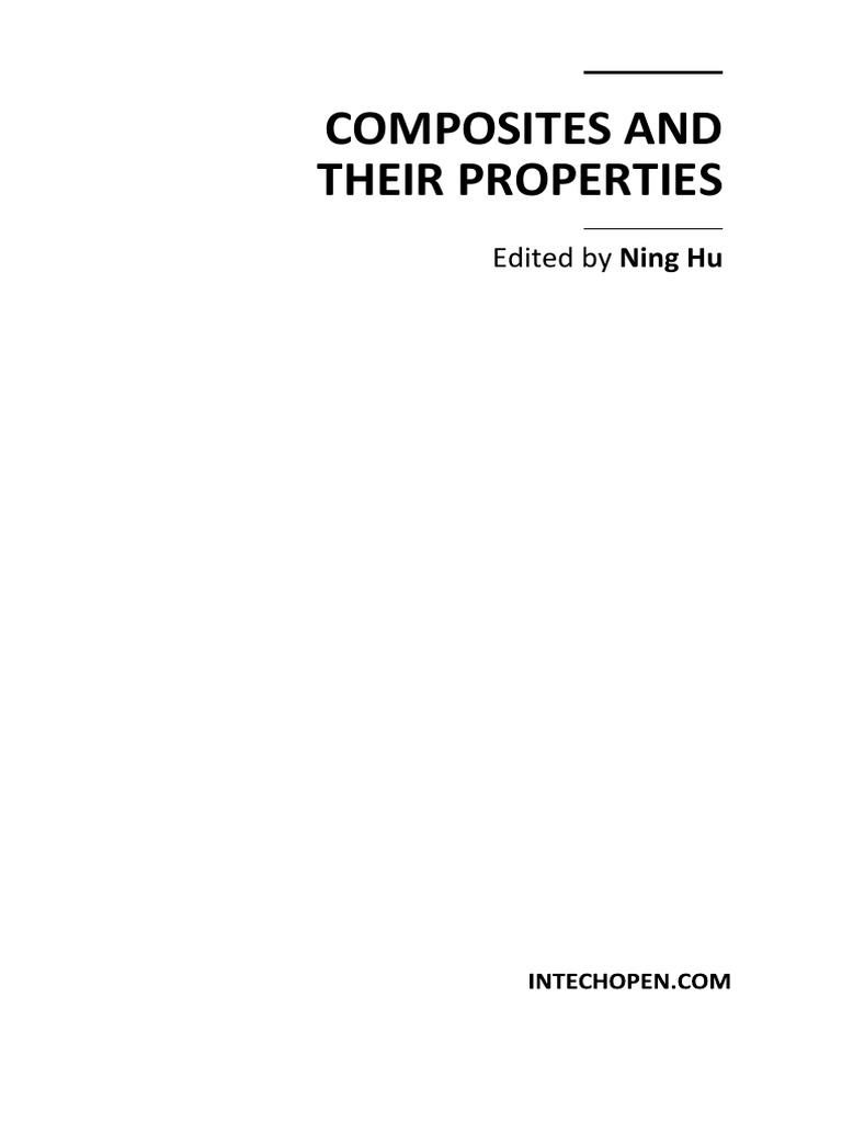 Composites and Their Properties PDF | PDF | Nanocomposite | Composite ...