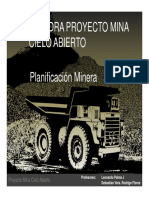 Clase 6 - Catedra Proyecto Rajo - Planificacion Minera