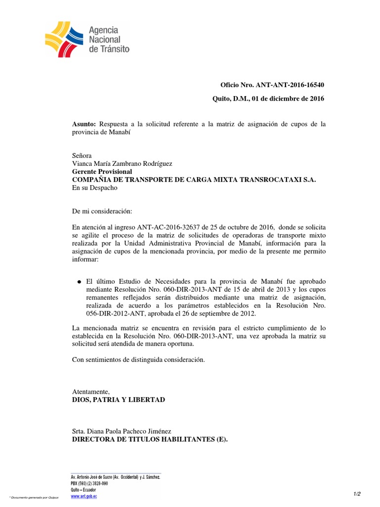 Ant Ant 2016 16540 | PDF | Gobierno
