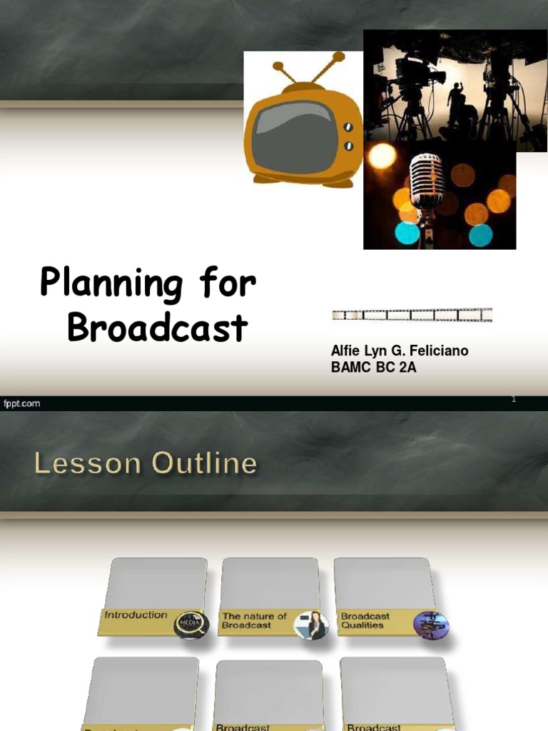 Planningforbroadcast 130805134350 Phpapp02 | PDF | Media Formats | Mass ...