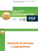 Desarrollo de Las Personas y de Las Organizaciones