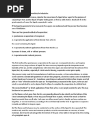 Evaporation methods for industrial separation