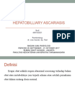 Hepatobilliary Ascariasis: Budi 406152021 Pembimbing: Dr. Lisa Irawati, Sp. Rad