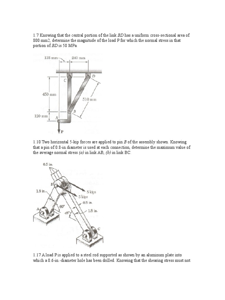 Determination of Stresses, Loads, and Safety Factors in Structural