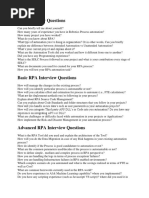 RPA Interview Questions