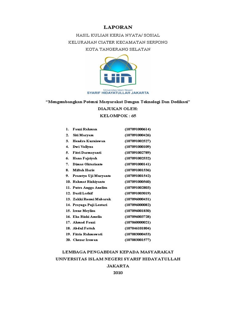 Laporan Hasil Kuliah Kerja Nyata Hendra Amp Maryam Edit2 Test