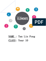 NAME: Tan Lin Fong CLASS: Year 10