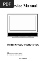 Download Vizio p50hdtv10a Service Manual-061107t by Gary Stevens SN36893692 doc pdf
