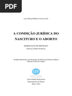 A CONDIÇÃO JURÍDICA DO NASCITURO E O ABORTO.pdf