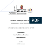 ACORDO DE COOPERAÇÃO ENTRE SEME E UNESCO – GUIA DIDÁTICO DE ESPORTES COLETIVOS TERRESTRES