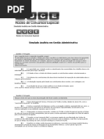 Simulado Analista Em Gestão Administrativa