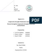 Compressive & Flexural Strength of Hydraulic Cement Mortar