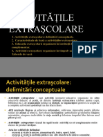 Activitatile Extrascolare